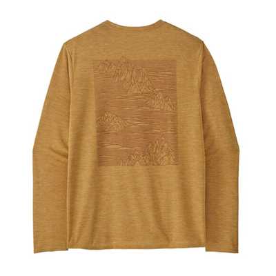Maglie - Beeswax Tan - Uomo - Ms L/S Cap Cool Daily Graphic Shirt  Patagonia