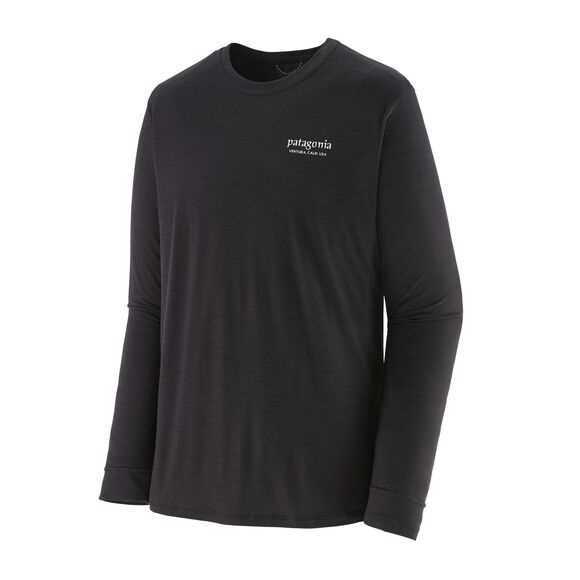 Maglie - Seabird Grey - Uomo - Ms L/S Cap Cool Merino Blend Graphic Shirt  Patagonia