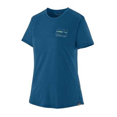 Maglie - Endless Blue - Donna - T-Shirt tecnica lana donna Ws Cap Cool Merino Graphic Shirt Lana Patagonia