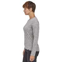Maglie - Feather Grey - Donna - T-shirt tecnica Donna W s Long-Sleeved Cap Cool Daily Shirt  Patagonia