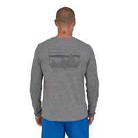 Maglie - Feather Grey - Uomo - Ms L/S Cap Cool Daily Graphic Shirt  Patagonia