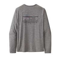 Maglie - Feather Grey - Uomo - T-shirt tecnica manica lunga uomo Ms L/S Capilene Cool Daily Graphic Shirt  Patagonia