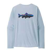 Maglie - Fleck Blue - Uomo - Ms L/S Cap Cool Daily Graphic Shirt - Waters  Patagonia