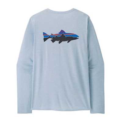 Maglie - Fleck Blue - Uomo - Ms L/S Cap Cool Daily Graphic Shirt - Waters  Patagonia