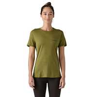 Maglie - Graze Green - Donna - Ws Cap Cool Merino Blend Graphic Shirt  Patagonia