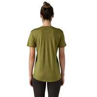 Maglie - Graze Green - Donna - Ws Cap Cool Merino Blend Graphic Shirt  Patagonia