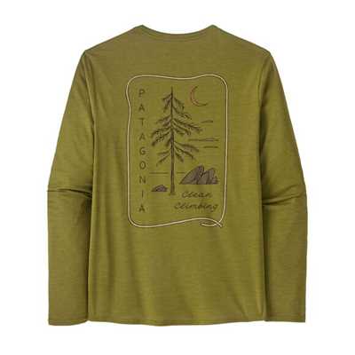 Maglie - Graze Green - Uomo - Ms L/S Cap Cool Daily Graphic Shirt - Lands  Patagonia