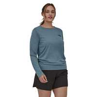 Maglie - Light plume grey - Donna - T-shirt tecnica manica lunga Donna Ws L/S Capilene Cool Daily Graphic Shirt  Patagonia