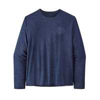 Maglie - New navy - Uomo - Maglia tecnica uomo Ms Long - Sleeved Cap Cool Daily Graphic Shirt  Patagonia