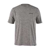Maglie - P6 logo feather grey - Uomo - T-shirt tecnica uomo Ms Cap Cool Daily Graphic Shirt  Patagonia