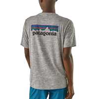 Maglie - P6 logo feather grey - Uomo - T-shirt tecnica uomo Ms Cap Cool Daily Graphic Shirt  Patagonia