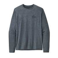 Maglie - Plume grey - Uomo - Maglia tecnica uomo Ms Long - Sleeved Cap Cool Daily Graphic Shirt  Patagonia