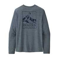 Maglie - Plume grey - Uomo - Maglia tecnica uomo Ms Long - Sleeved Cap Cool Daily Graphic Shirt  Patagonia