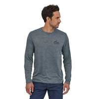 Maglie - Plume grey - Uomo - Maglia tecnica uomo Ms Long - Sleeved Cap Cool Daily Graphic Shirt  Patagonia