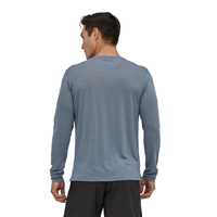 Maglie - Plume grey - Uomo - T-shirt tecnica manica lunga uomo Ms L/S Cap Cool Merino Graphic Shirt Lana Patagonia