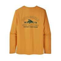 Maglie - Saffron - Uomo - Maglia tecnica uomo Ms Long - Sleeved Cap Cool Daily Graphic Shirt  Patagonia