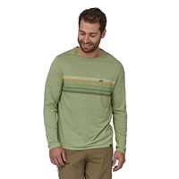 Maglie - Salvia green - Uomo - T-shirt tecnica manica lunga uomo Ms L/S Capilene Cool Daily Graphic Shirt  Patagonia