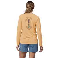 Maglie - Sandy Melon - Donna - Ws L/S Cap Cool Daily Graphic Shirt - Lands  Patagonia