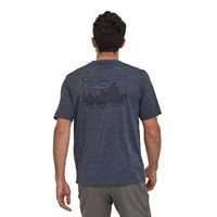Maglie - Smolder Blue - Uomo - T-shirt tecnica uomo Ms Cap Cool Daily Graphic Shirt  Patagonia