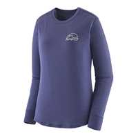Maglie - Solstice Purple - Donna - Ws L/S Cap Cool Merino Blend Graphic Shirt  Patagonia