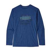 Maglie - Superior blue - Bambino - Maglia tecnica ragazzo Boys L/S Cap Cool Daily T-Shirt  Patagonia