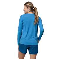 Maglie - Vessel Blue - Donna - T-shirt tecnica manica lunga Donna Ws L/S Capilene Cool Daily Graphic Shirt  Patagonia