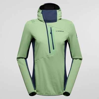 Pile - Aspen Green Night Sky - Donna - Big Wall Pullover Hoody W  La Sportiva