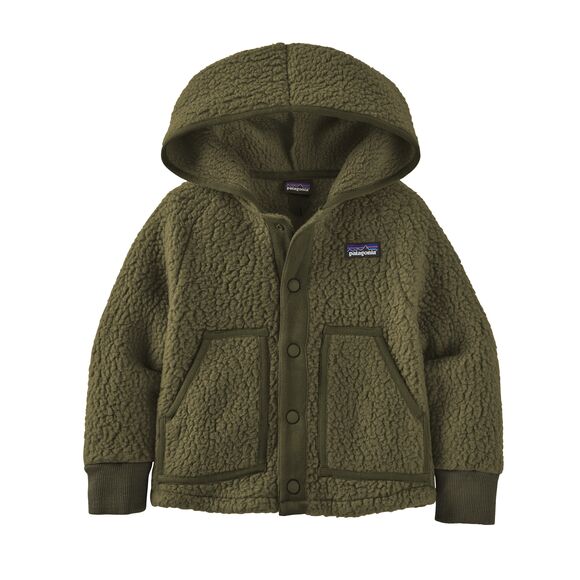 Baby retro pile sales jacket