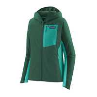 Pile - Conifer Green - Donna - Ws R1 CrossStrata Hoody  Patagonia