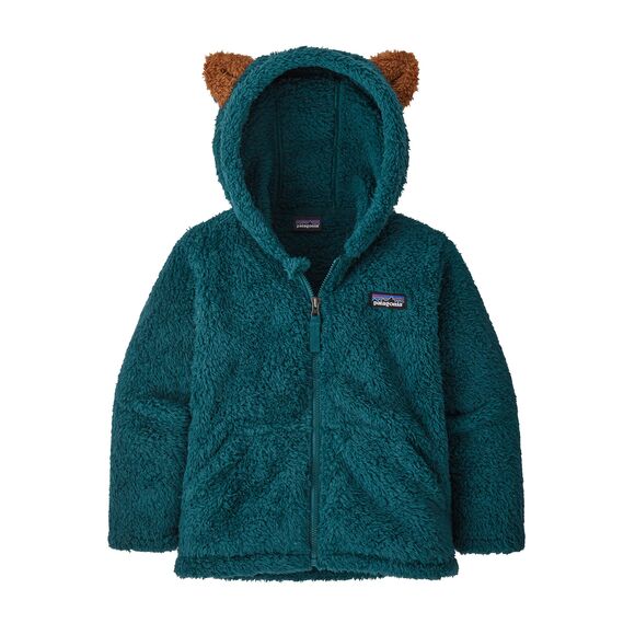 Pile Bambino Pile Bambino Baby Furry Friends Hoody Patagonia Sherpa3
