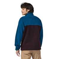 Pile - Obsidian Plum - Uomo - Pile uomo Ms Lightweight Synchilla Snap-T Pullover  Patagonia