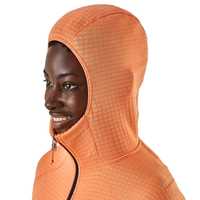 Pile - Peach shrbet - Donna - Pile tecnico donna Ws R1 Full-Zip Hoody  Patagonia