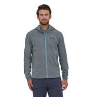 Pile - Plume grey - Uomo - Pile/giacca tecnica uomo Ms R1 TechFace Hoody Giacca impermeabile Uomo Patagonia