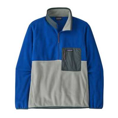 Pile - Sleet Green - Uomo - Pile vintage uomo Ms Microdini 1/2 Zip Pullover  Patagonia