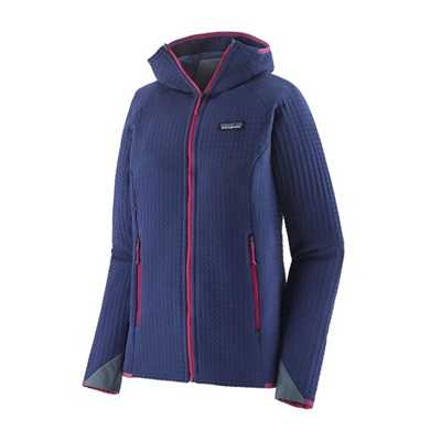 Pile - Sound blu - Donna - Pile tecnico Donna Ws R2 TechFace Hoody  Patagonia