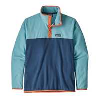 Pile - Stone blue dam blue - Uomo - Pile uomo Ms Micro D Snap-T Pullover  Patagonia