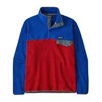 Pile - Touring Red - Uomo - Pile uomo Ms Lightweight Synchilla Snap-T Pullover  Patagonia