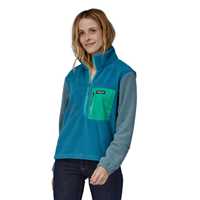 Pile - Wavy blue - Donna - Pile vintage donna Ws Microdini 1/2 Zip Pullover  Patagonia