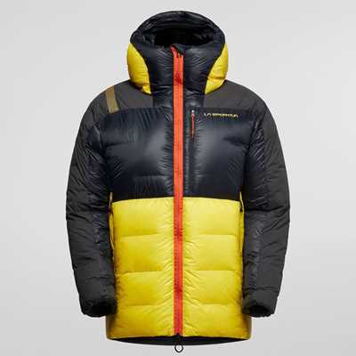 Piumini - Black Yellow - Uomo - Olympus Tech Down Parka  La Sportiva
