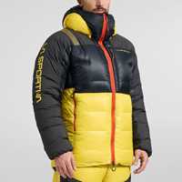 Piumini - Black Yellow - Uomo - Olympus Tech Down Parka  La Sportiva