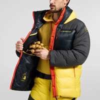 Piumini - Black Yellow - Uomo - Olympus Tech Down Parka  La Sportiva