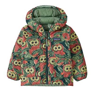 Piumini - Cascade Green - Bambino - Baby Reversible Down Sweater Hoody  Patagonia