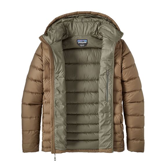 patagonia hi loft down hoody dark ash