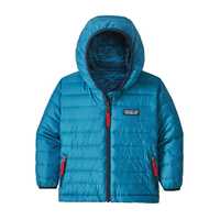 Piumini - Landscape: Balkan Blue - Bambino - Baby Reverible Down Sweater Hoody  Patagonia
