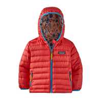 Piumini - Seafan pink - Bambino - Baby Reverible Down Sweater Hoody  Patagonia