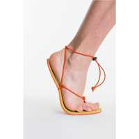 Sandali - Grey orange - Unisex - Sandali viaggio Rollup  Lizard