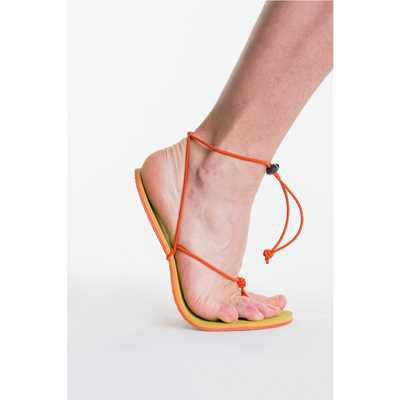 Sandali - Grey orange - Unisex - Sandali viaggio Rollup  Lizard