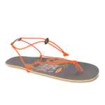 Sandali - Grey orange - Unisex - Sandali viaggio Rollup  Lizard