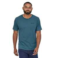 T-Shirt - Abalone blue - Uomo - T-Shirt uomo Ms P-6 Organic T-Shirt  Patagonia