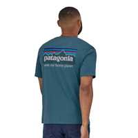 T-Shirt - Abalone blue - Uomo - T-Shirt uomo Ms P-6 Organic T-Shirt  Patagonia